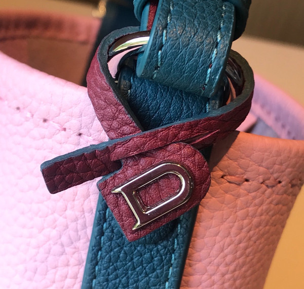 Delvaux Pin Mini Bucket Hibiscus