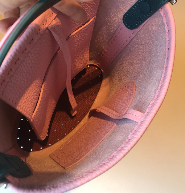 Delvaux Pin Mini Bucket Hibiscus