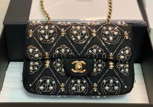 Chanel Limited Edition Pearl Classic Handbag 2022