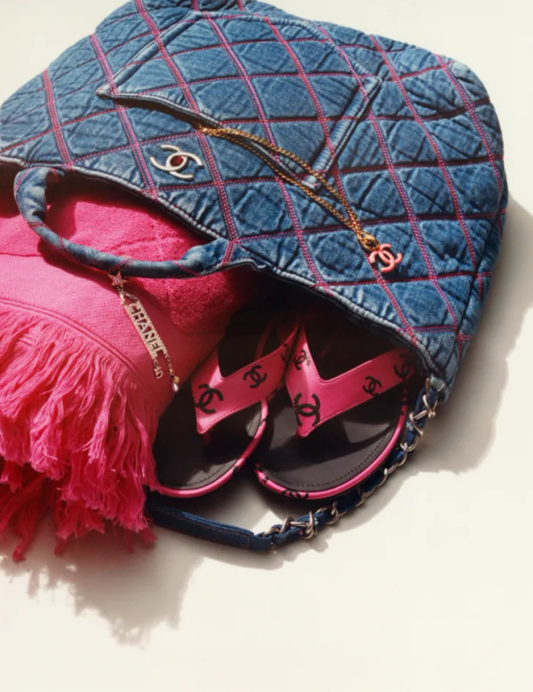 [Priority Access] Chanel CoCo Beach Denim Hobo Bag 2022