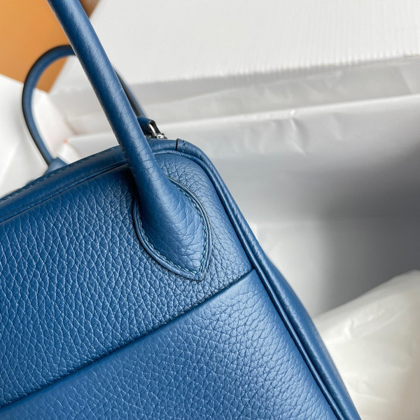 Hermes Deep Bleu Lindy 26 Togo Palladium Hardware
