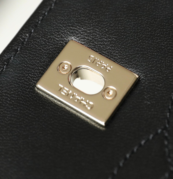 Chanel FLAP BAG WITH TOP HANDLE SILVER HARDWARE 2022