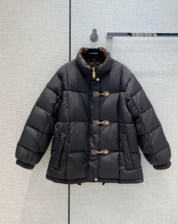Louis Vuitton MONOGRAM ACCENT PILLOW PUFFER JACKET