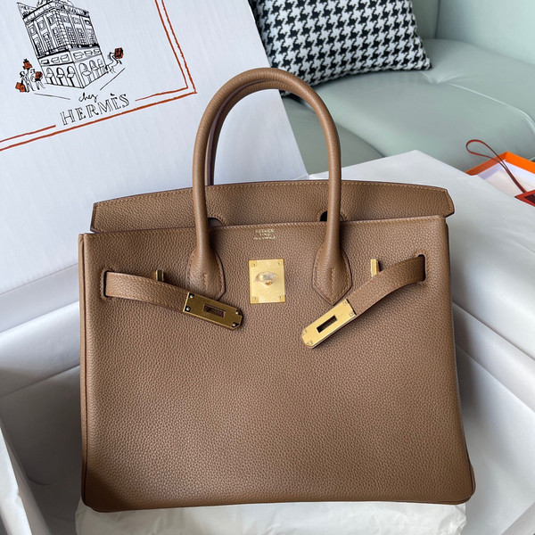 Hermès Birkin 30 cm 3G Alezan Togo Leather Gold Hardware