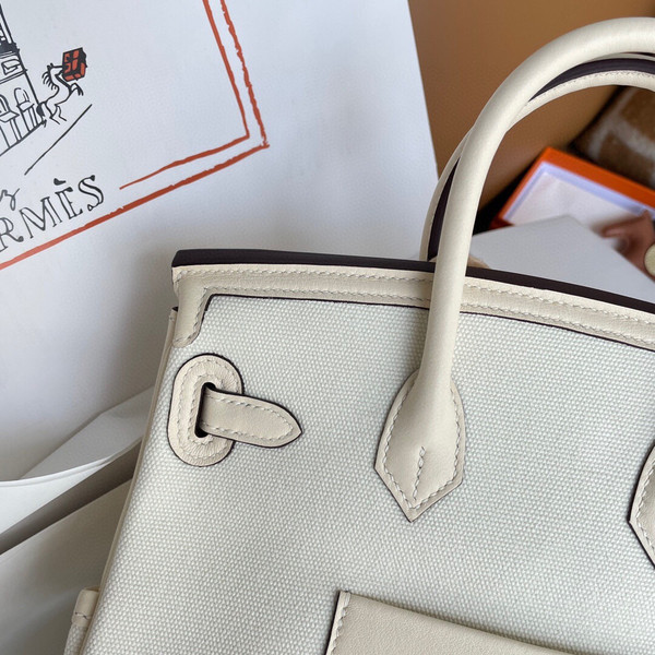 Hermès Birkin 25 Cargo – Limited Edition Nata Toile Goéland & Swift Leather