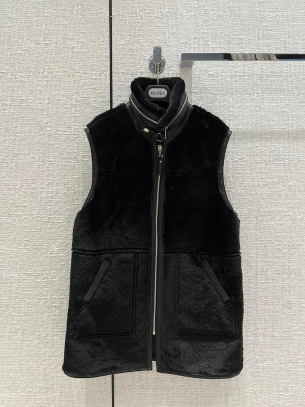 Hermès Reversible long leather vest