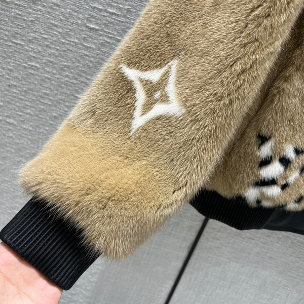 Louis Vuitton LV NIGHT MONOGRAM MINK HOODIE