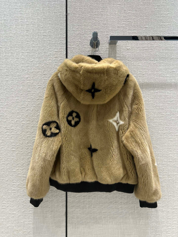 Louis Vuitton LV NIGHT MONOGRAM MINK HOODIE
