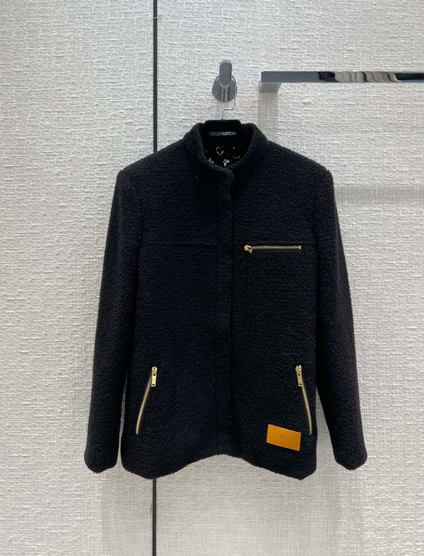Louis Vuitton 1AALQL BOUCLÉ WOOL OFFICER JACKET