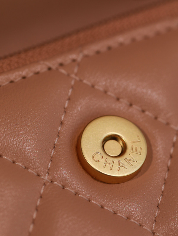 Chanel Lambskin WALLET ON CHAIN AP3043  F/W  2022 Pink