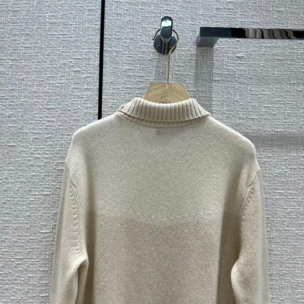 Loro Piana Grassmoor Dress  Baby Cashmere Natural Melange/nougat