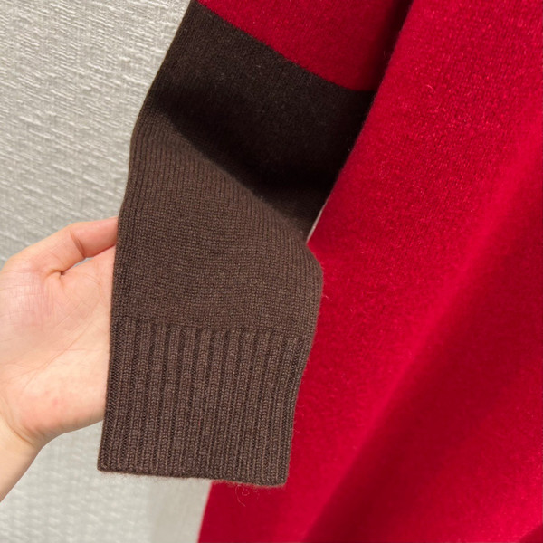 Loro Piana Grassmoor Dress  Baby Cashmere Spiced Apple Mel/dark Raspberry
