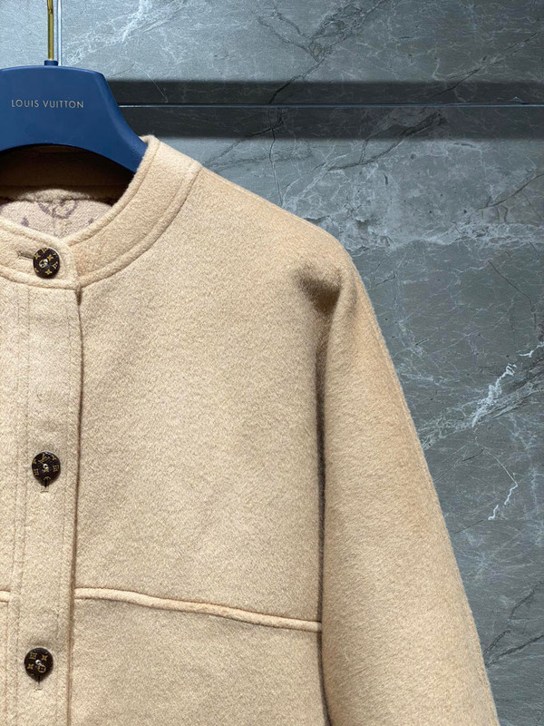 Louis Vuitton 1AA89O BOXY BUTTON-UP COAT
