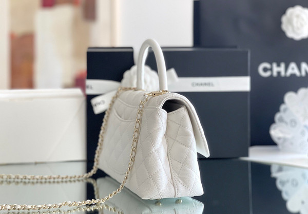 Chanel Small COCO HANDLE LEATHER HANDBAG