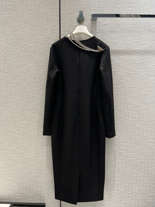 Prada FROM THE RUNWAY  Cady dress with necklace