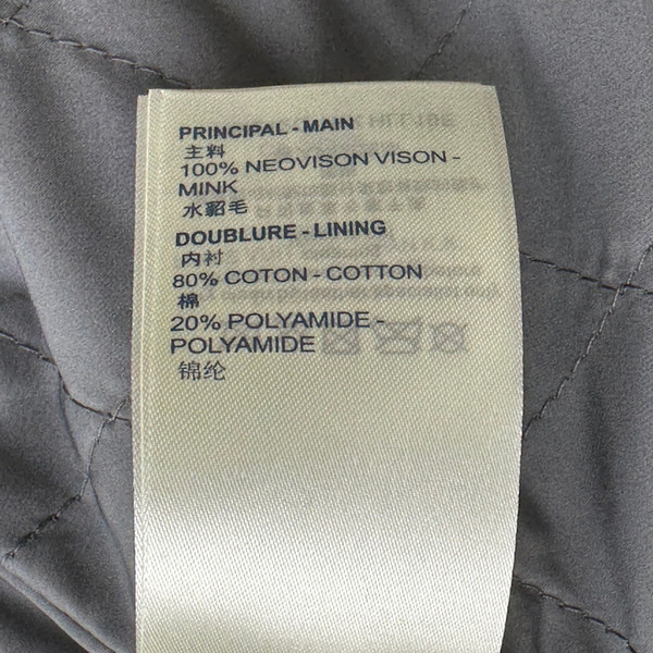 Louis Vuitton Monogram Mink Open Arm Jacket
