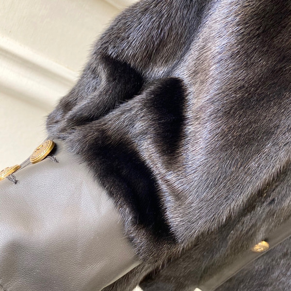 Fendi Jacket mink Go-To jacket Black