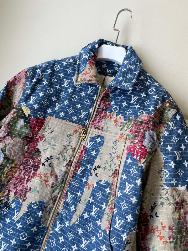 Louis Vuitton 1AAGQG DESTROYED WORKWEAR DENIM JACKET