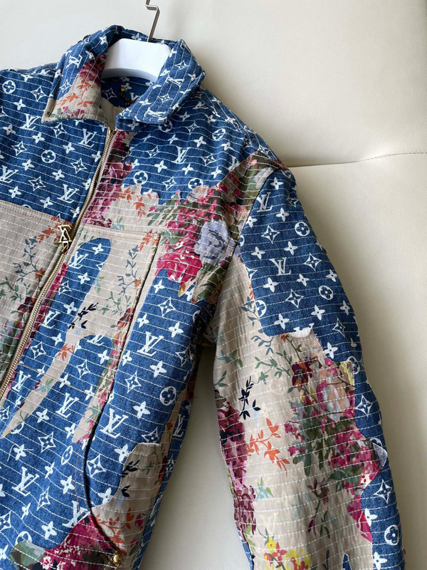 Louis Vuitton 1AAGQG DESTROYED WORKWEAR DENIM JACKET
