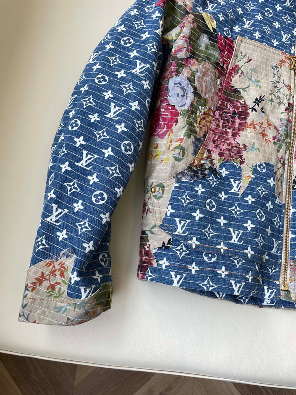 Louis Vuitton 1AAGQG DESTROYED WORKWEAR DENIM JACKET