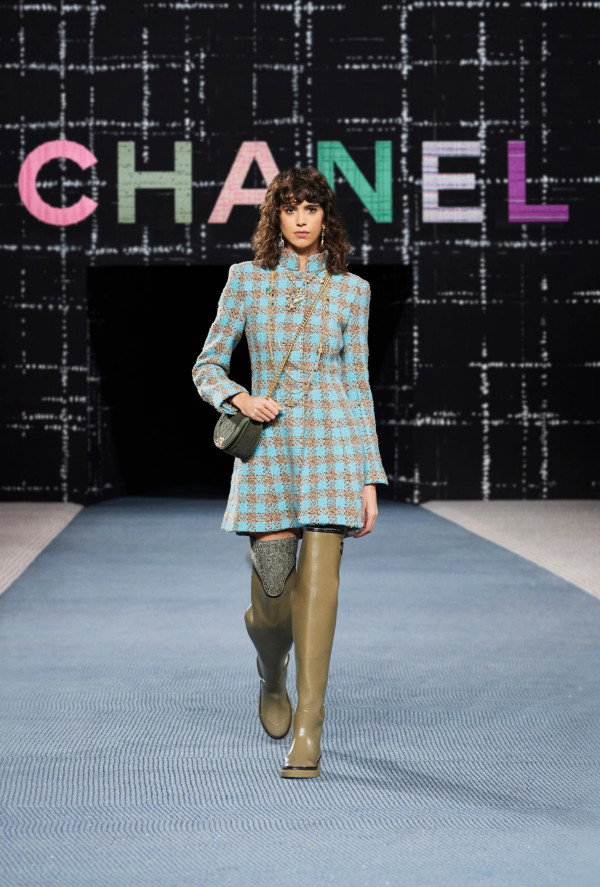 Chanel Wool Tweed Coat