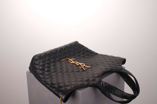 Saint Laurent ICARE MAXI SHOPPING BAG IN QUILTED LAMBSKIN