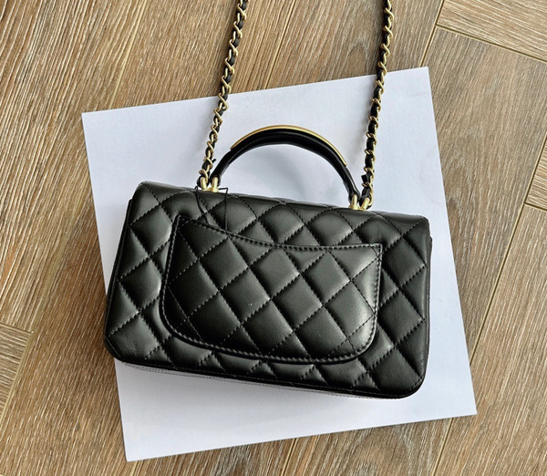 Chanel MINI FLAP BAG WITH TOP HANDLE