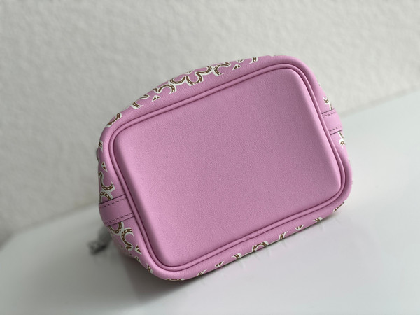 Hermès Mauve Sylvestre Swift Lucky Daisy Micro Picotin Lock Palladium Hardware, 2022