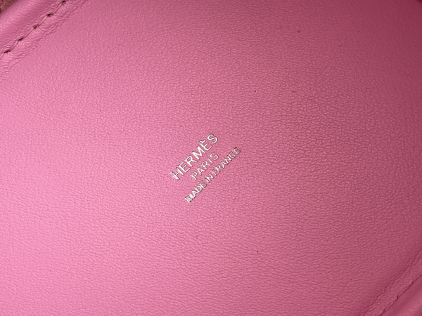 Hermès Mauve Sylvestre Swift Lucky Daisy Micro Picotin Lock Palladium Hardware, 2022