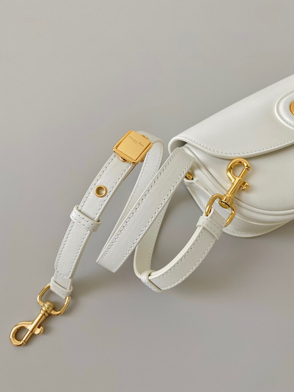 DIOR BOBBY EAST-WEST BAG Latte Box Calfskin