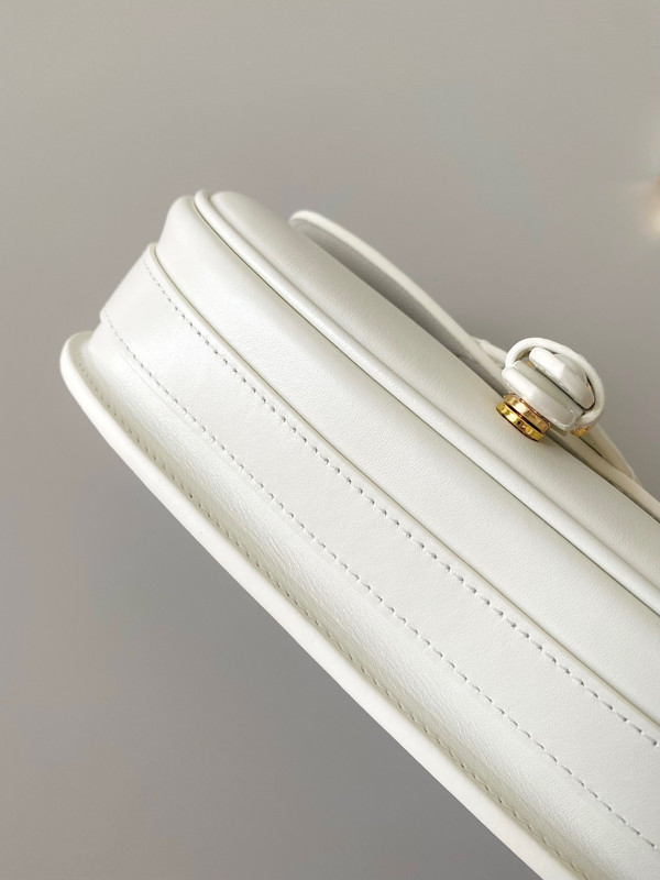 DIOR BOBBY EAST-WEST BAG Latte Box Calfskin