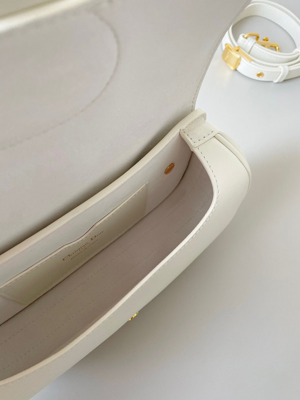 DIOR BOBBY EAST-WEST BAG Latte Box Calfskin