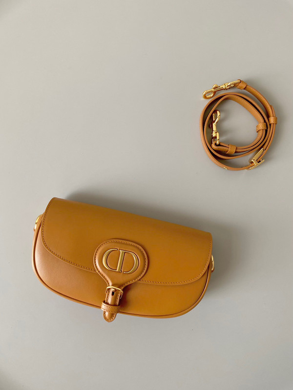 DIOR BOBBY EAST-WEST BAG Amber Box Calfskin