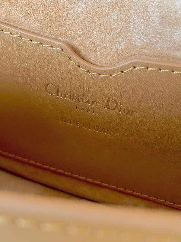 DIOR BOBBY EAST-WEST BAG Amber Box Calfskin