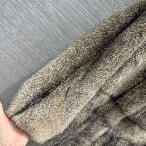 The Row Tanilo Mink belt coat Neutral