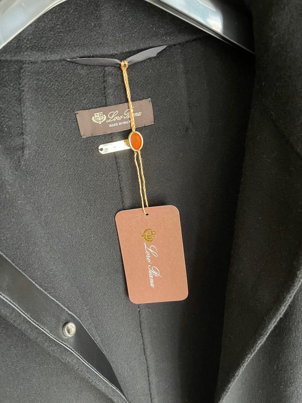 Loro Piana Roaden Coat  Baby Black
