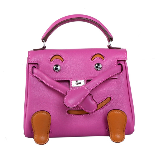 Hermes Quelle Idole Kelly Doll Bag Magnolia Swift Palladium Hardware