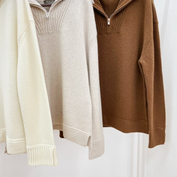 Loro Piana Northdowns Half-Zip  Cashmere