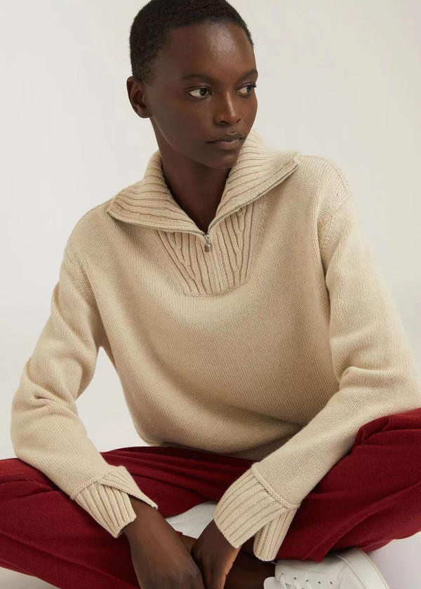 Loro Piana Northdowns Half-Zip  Cashmere