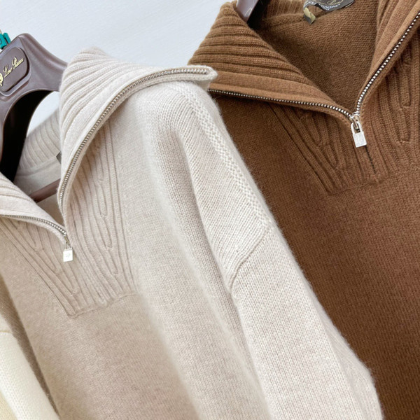 Loro Piana Northdowns Half-Zip  Cashmere