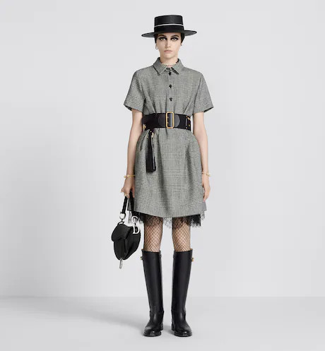 Christian Dior BELTED SHORT DRESS