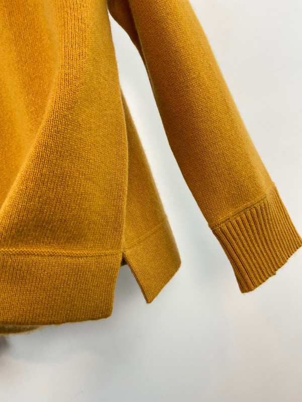 Loro Piana Northdowns Half-Zip  Cashmere Goldenrod Mel