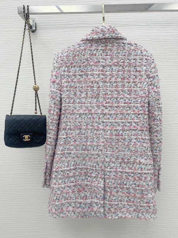 Chanel Cruise 2023 Embroidered Cotton Tweed Jacket