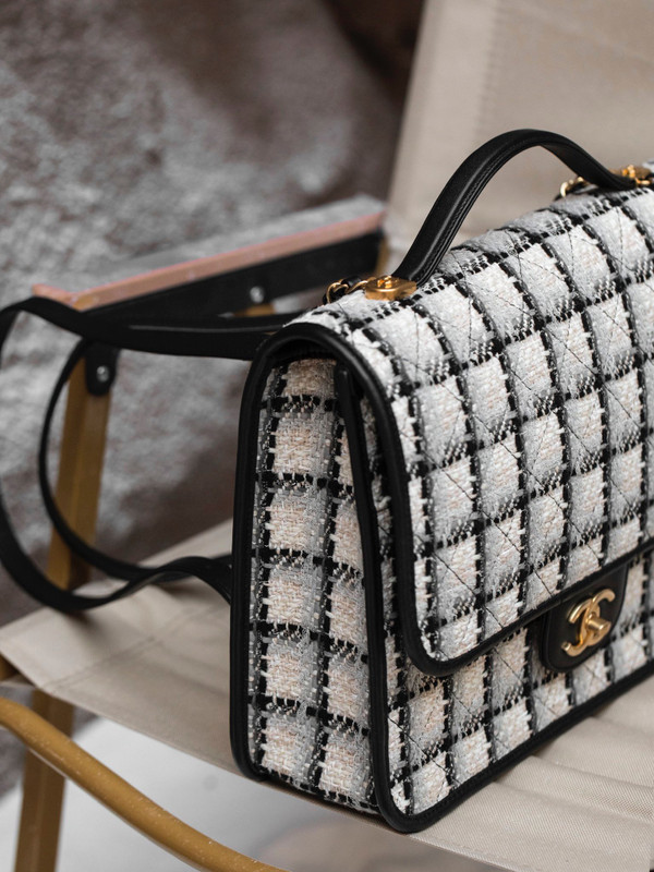 Chanel Large Backpack Tweed