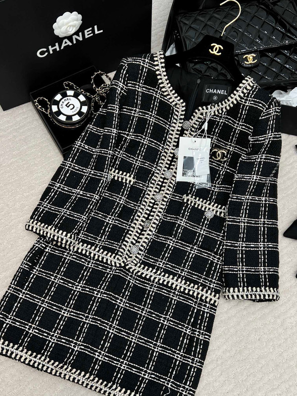 Chanel Cruise 2023  Cotton Tweed Dress