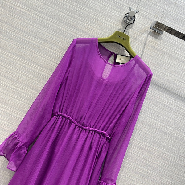 Gucci Silk chiffon dress