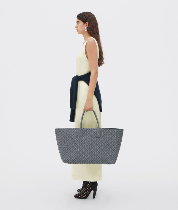 Bottega Veneta Large Cabat in Black