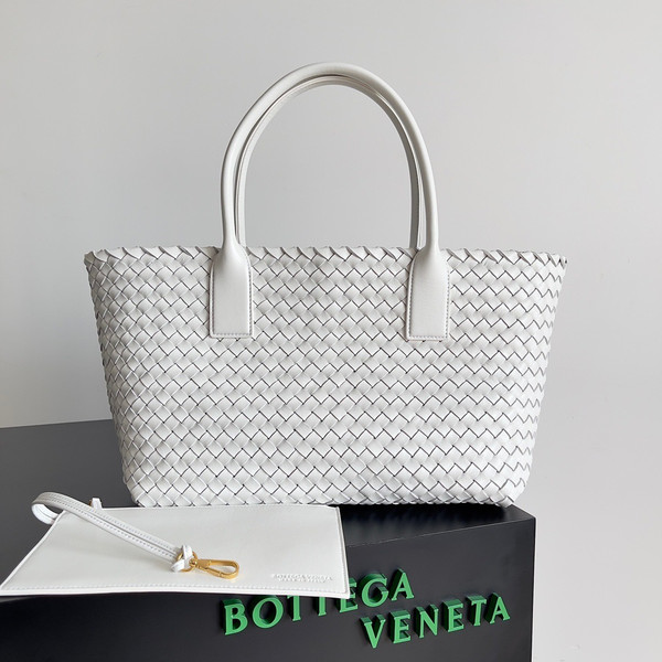 Bottega Veneta Small Cabat White