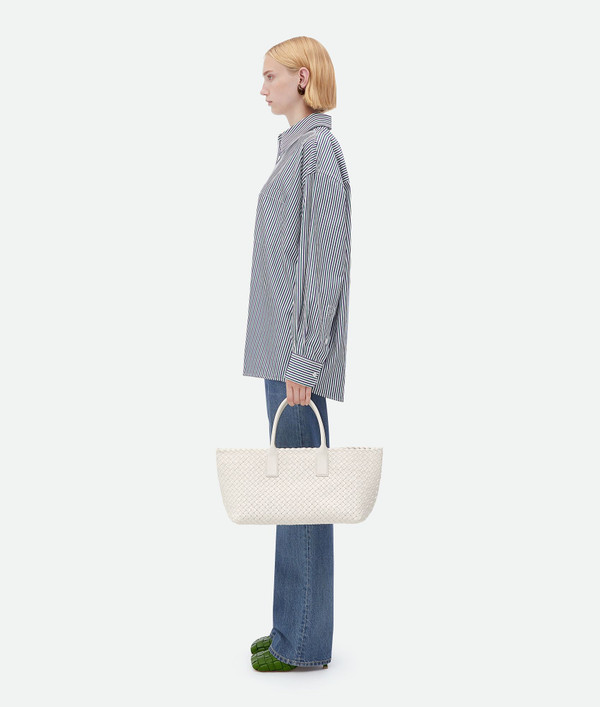 Bottega Veneta Small Cabat White