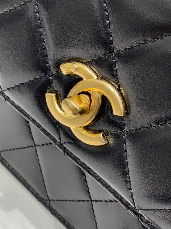Chanel SS2023 SMALL FLAP BAG WITH TOP HANDLE